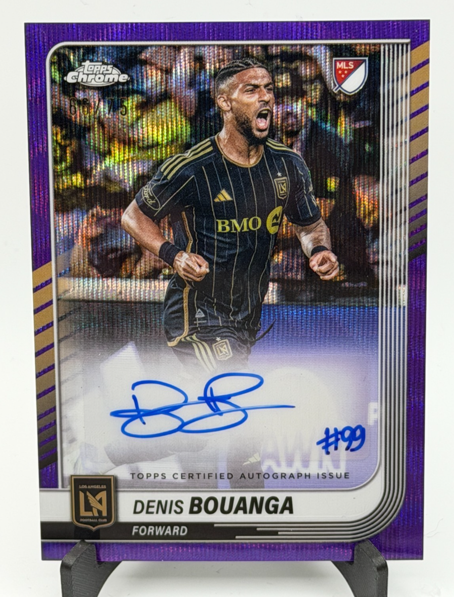 Denis Bouanga - Chrome MLS Autograph #CA-DB