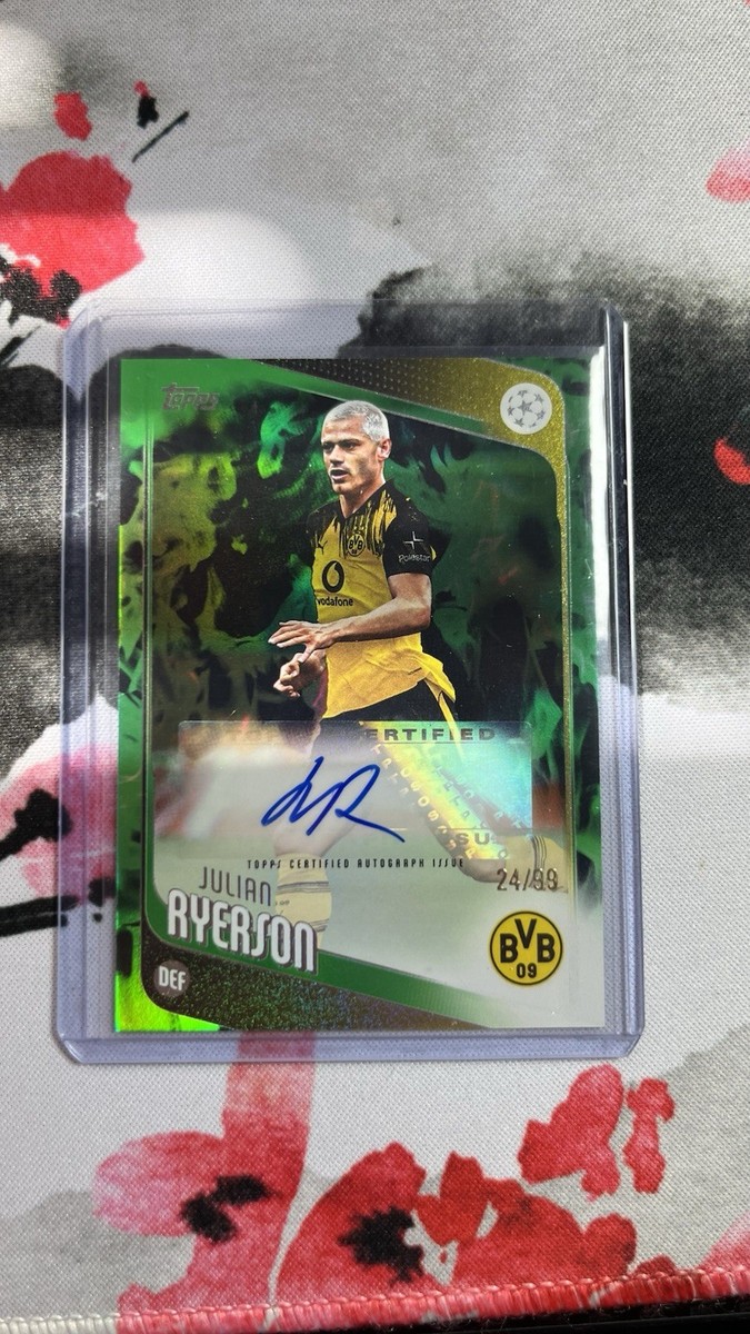 Julian Ryerson - UEFA Autograph #BA-JR