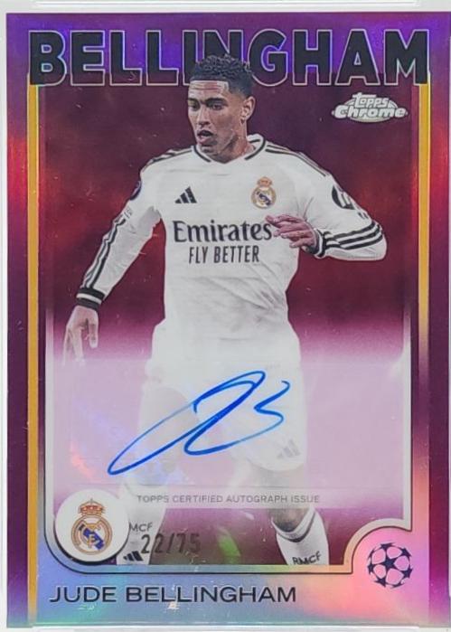 Jude Bellingham - Chrome UEFA Autograph #CA-JB