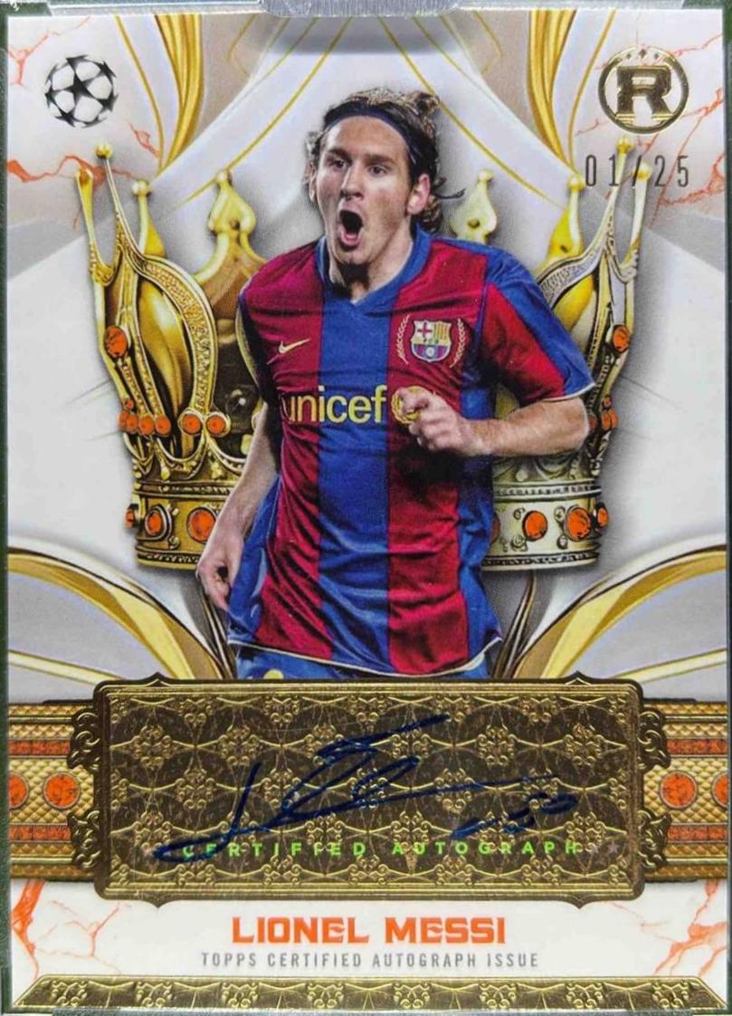 Lionel Messi - Reverence UEFA Crowned Legend Autograph #CLA-LM