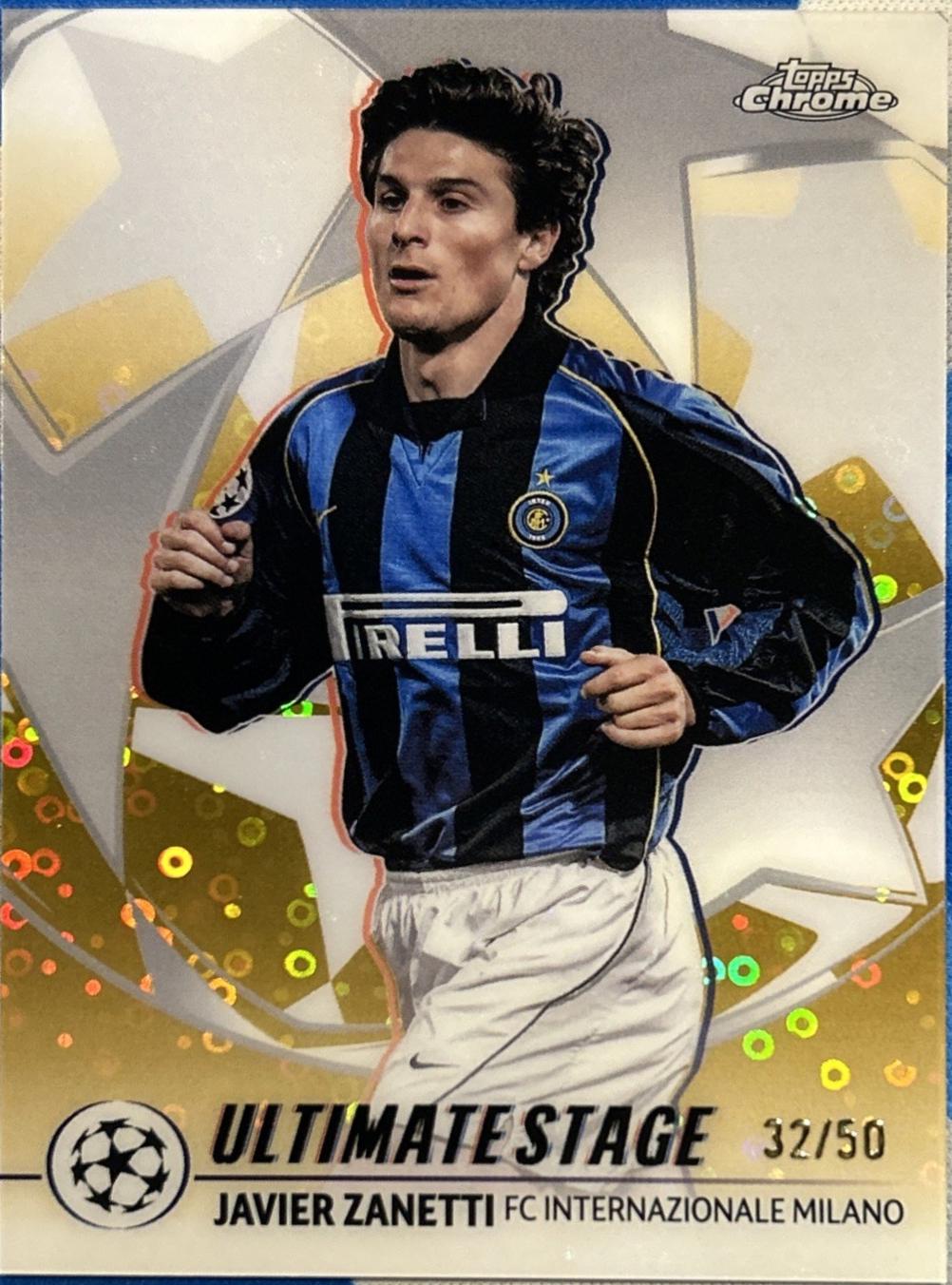 Javier Zanetti - UEFA Ultimate Stage Chrome #US-38
