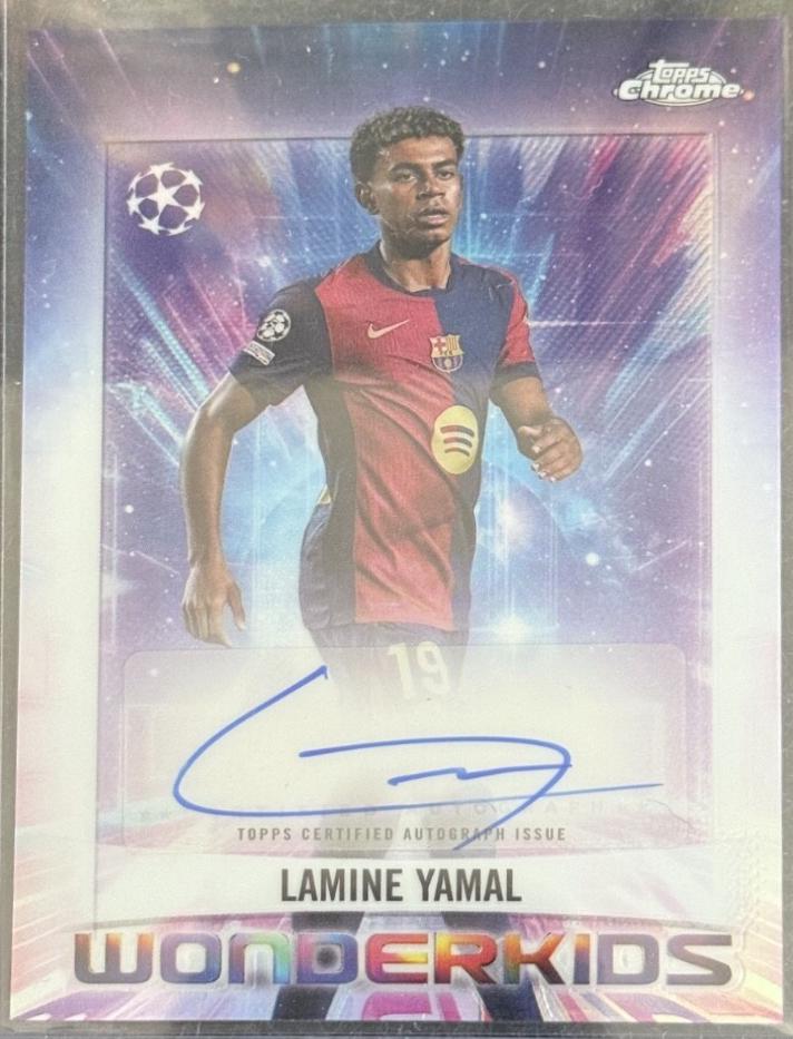 Lamine Yamal - Chrome UEFA Wonderkids Autograph #WKA-LY
