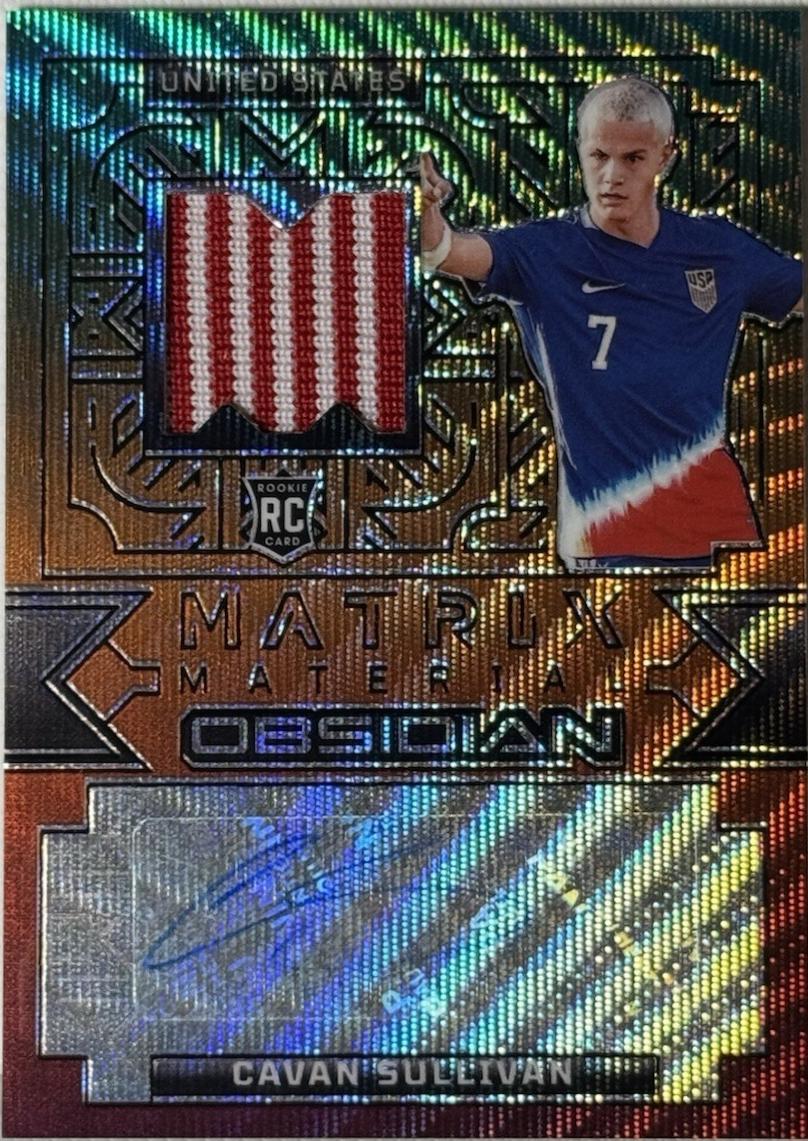 Cavan Sullivan - Obsidian Matrix Material Autograph #32