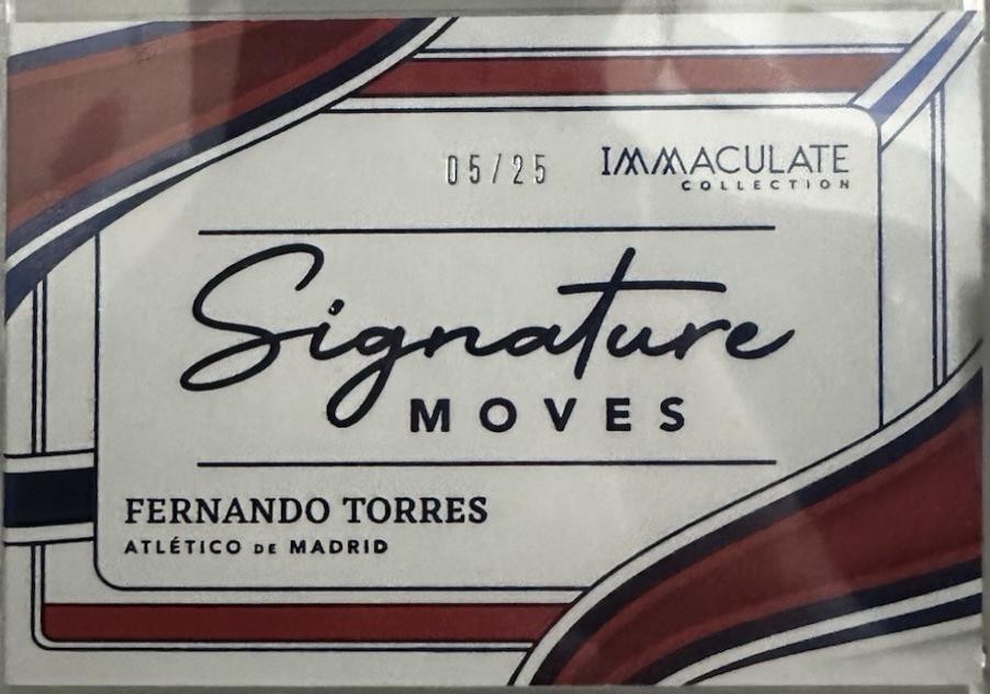Fernando Torres - Immaculate Signature Moves Autograph Booklet #SMA-FT