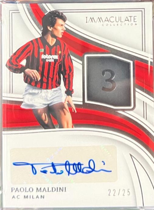 Paolo Maldini - Immaculate Numbers Signature #IN-PM