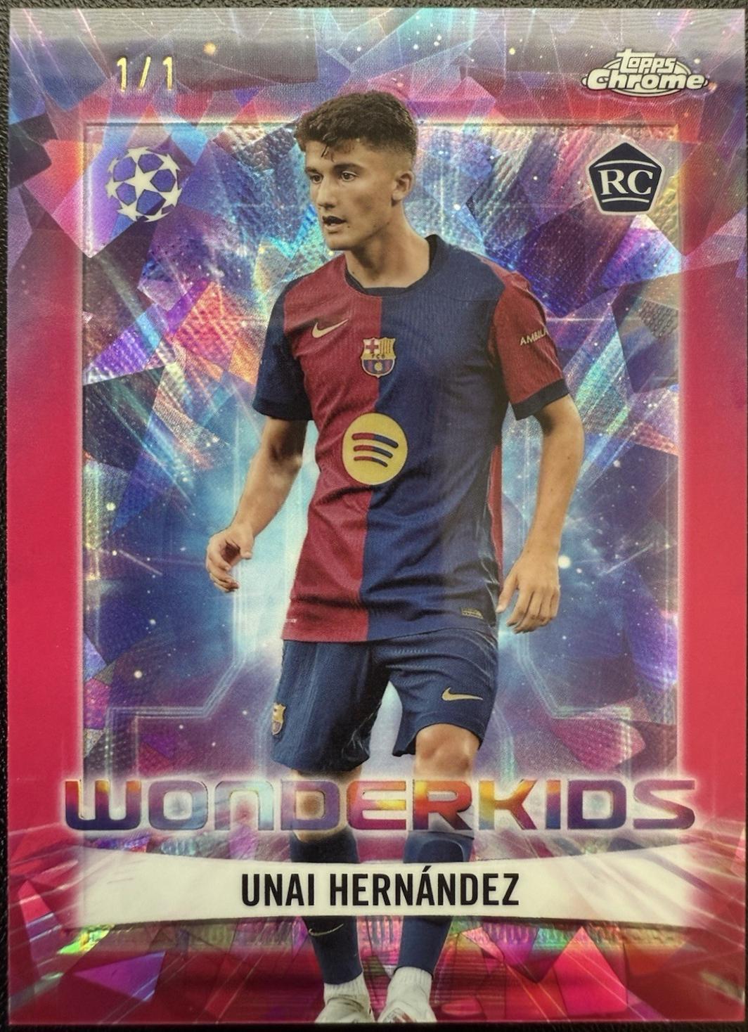 Unai Hernandez - Chrome UEFA Wonderkids #WK-10