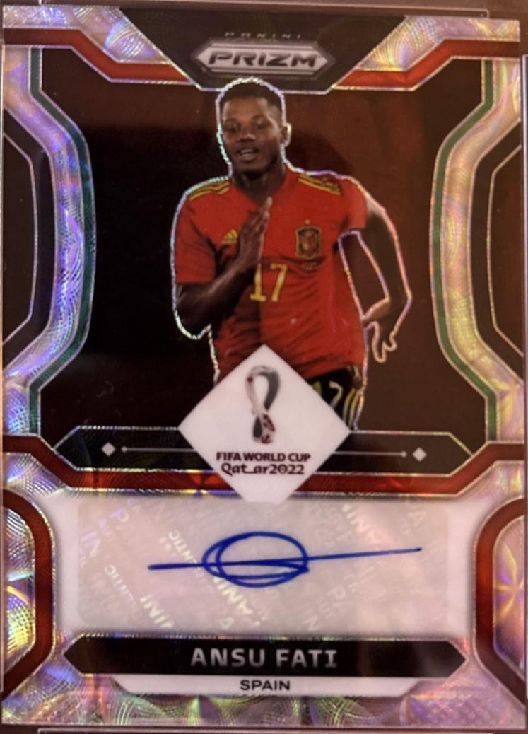 Ansu Fati - Prizm World Cup Signatures #S-AF