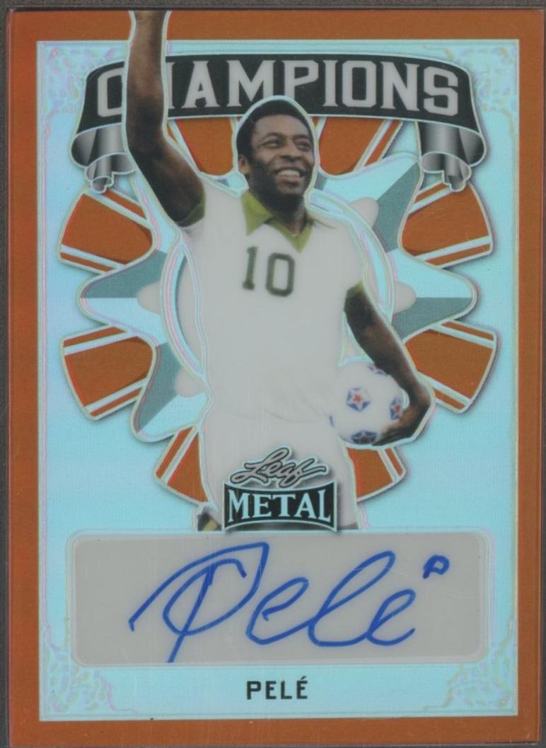 Pele - Metal Champions Autographs #C-P1