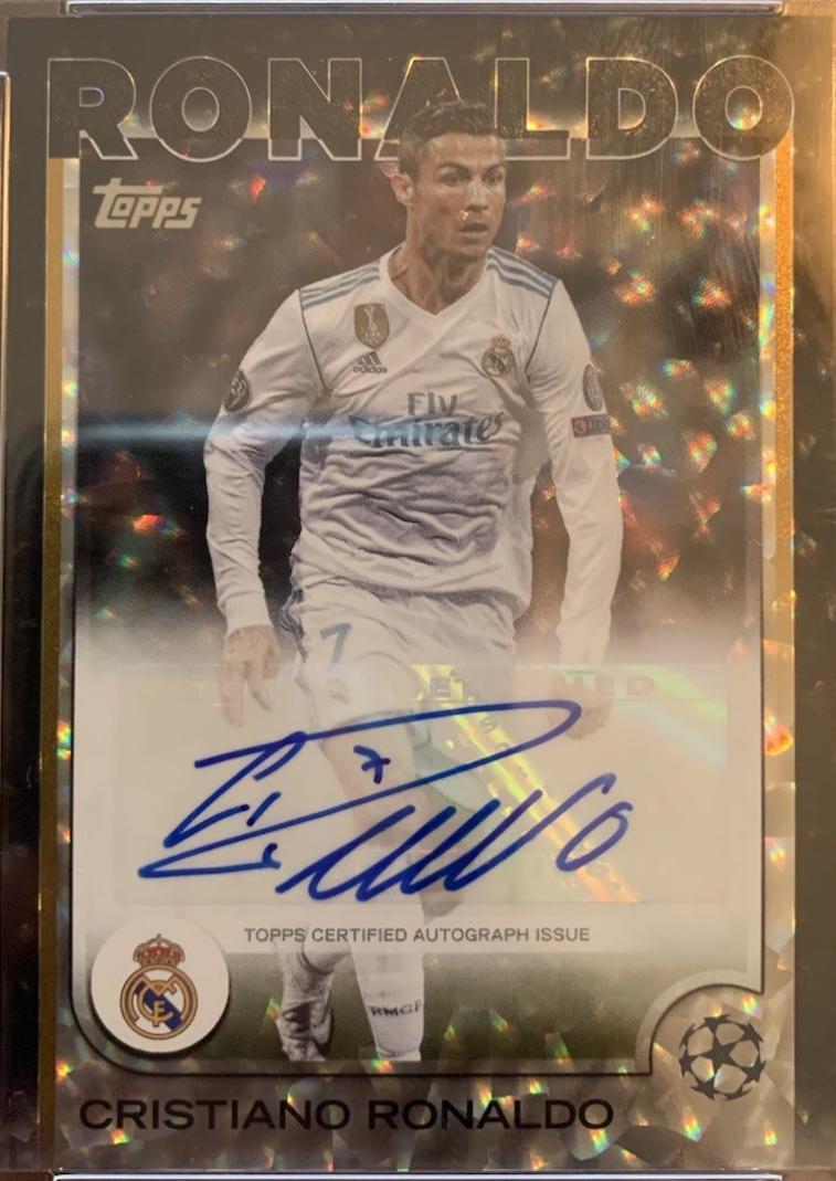 Cristiano Ronaldo - UEFA Autograph #A-CR