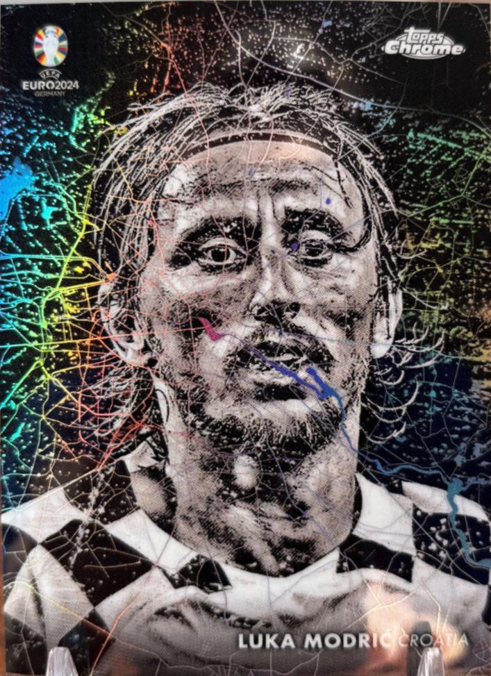 Luka Modric - Chrome UEFA Euro Berlin at Night #BN-15