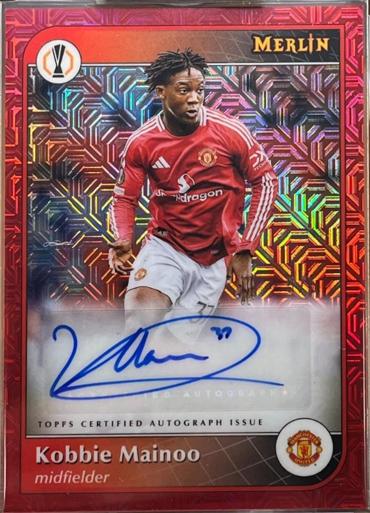 Kobbie Mainoo - Merlin UEFA Autograph #AU-KM