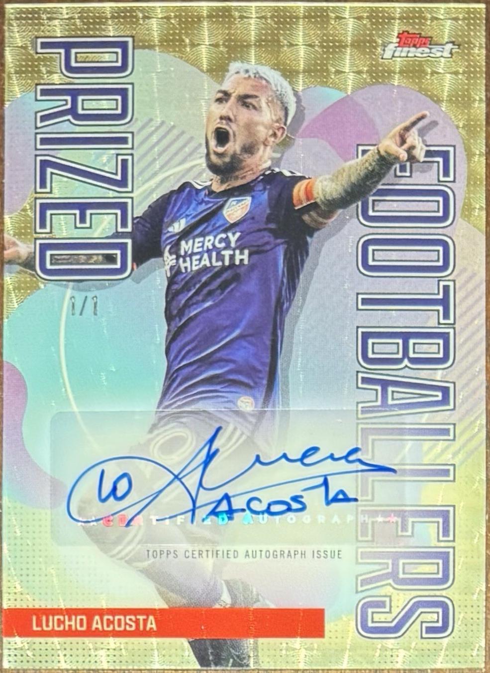 Lucho Acosta - Finest MLS Prized Footballers Autograph #PFA-LU