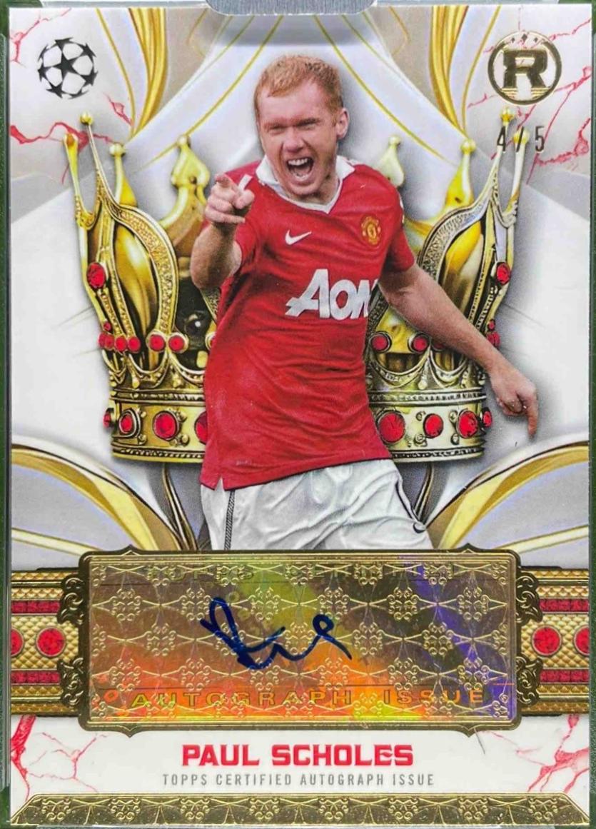 Paul Scholes - Reverence UEFA Crowned Legend Autograph #CLA-PS