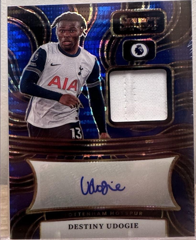 Destiny Udogie - Select Premier League Autographed Memorabilia #6