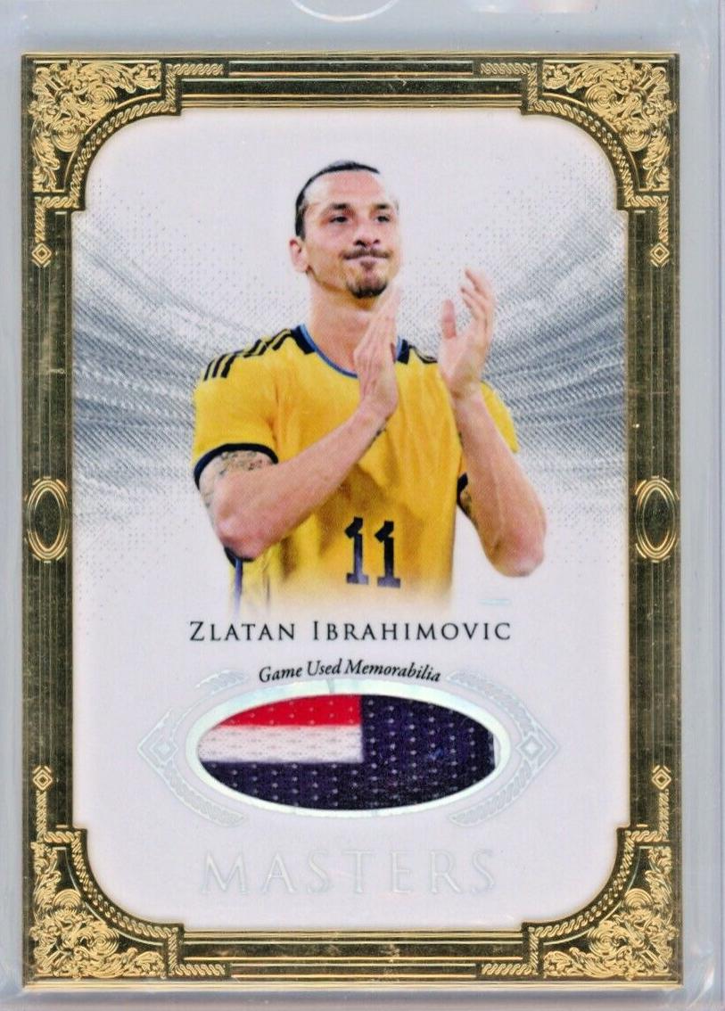Zlatan Ibrahimovic - Unique Masters Memorabilia 23KT #MTG18