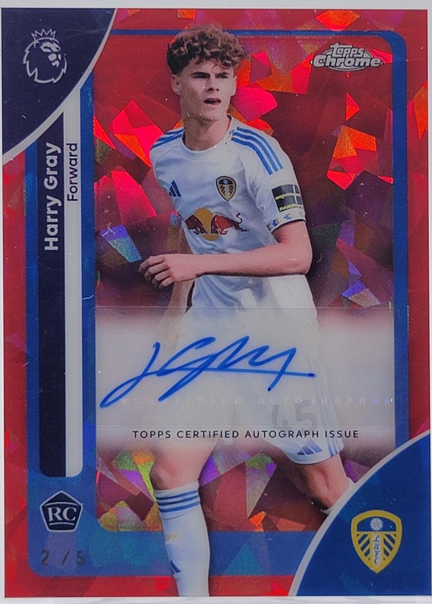 Harry Gray - Chrome Premier League Autograph #CA-HG