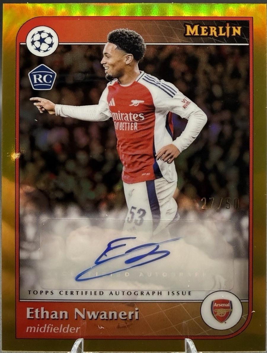 Ethan Nwaneri - Merlin UEFA Autograph #AU-EN