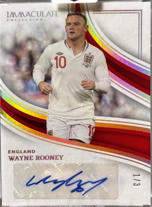 Wayne Rooney - Immaculate Splendid Signature #SI-WR