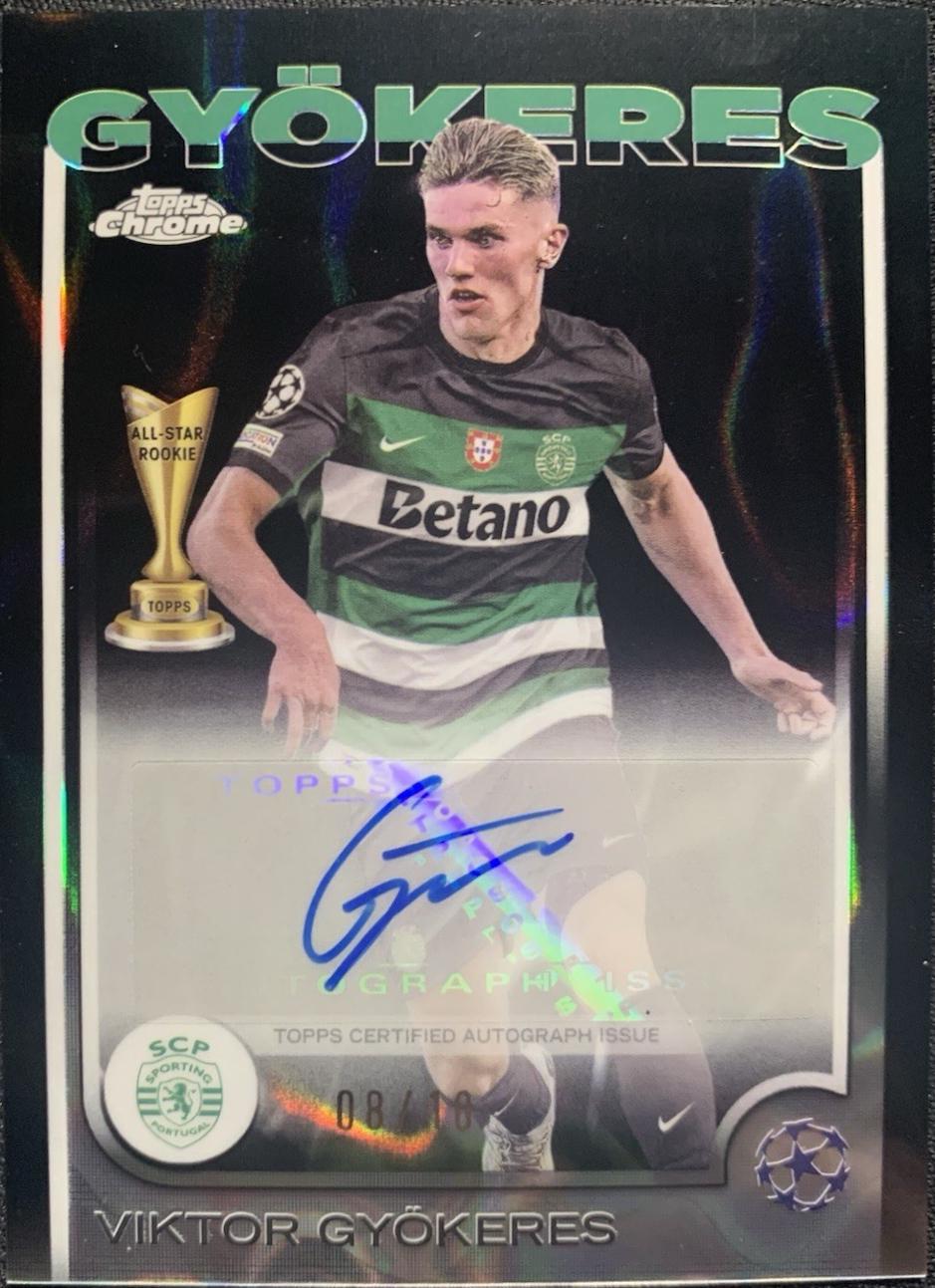 Viktor Gyokeres - Chrome UEFA Autograph #CA-VG