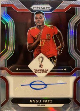 Ansu Fati - Prizm World Cup Signatures #S-AF