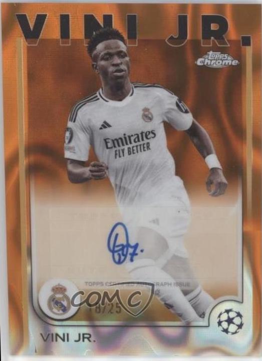 Vini Jr. - Chrome UEFA Autograph #CA-VJ