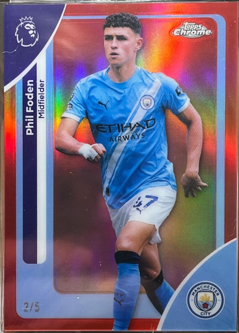 Phil Foden - Chrome Premier League #124