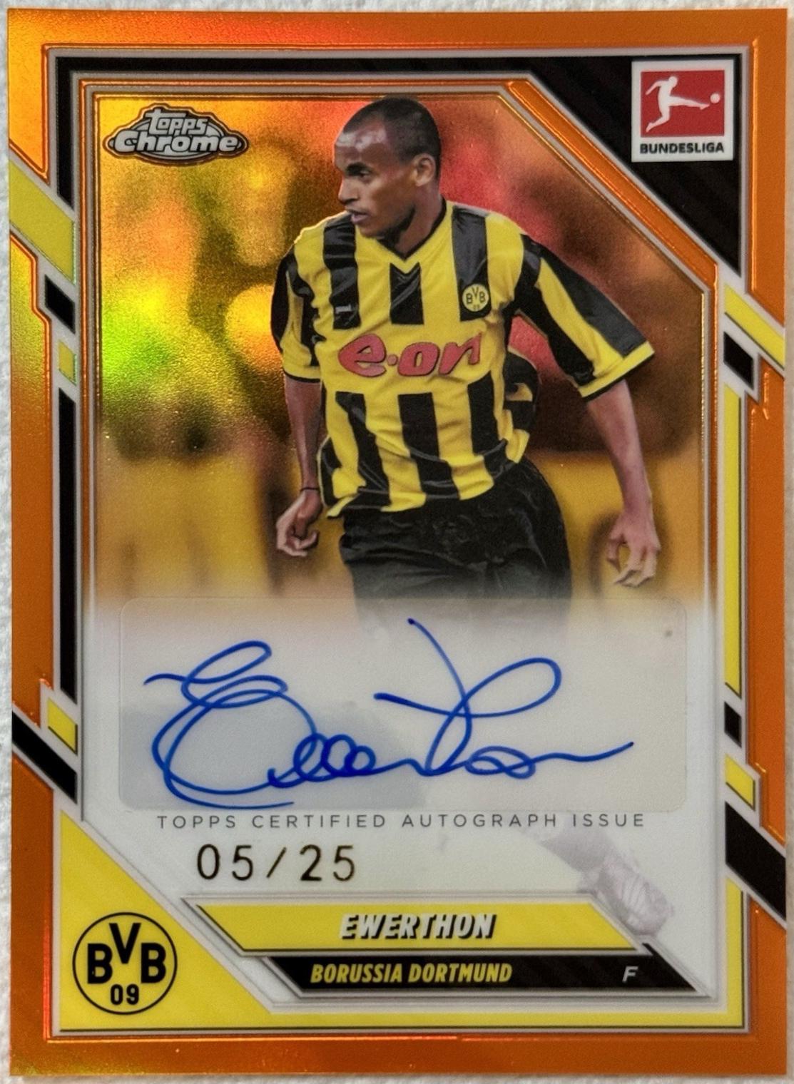 Ewerthon - Chrome Bundesliga Autograph #BA-EWE