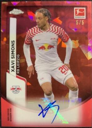 Xavi Simons - Chrome Bundesliga Autograph #BCA-XS
