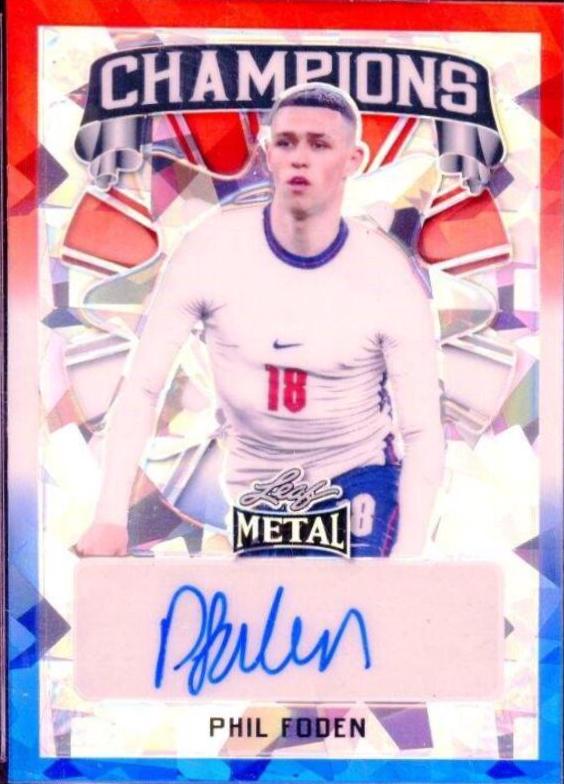 Phil Foden - Metal Champions Autographs #C-PF1