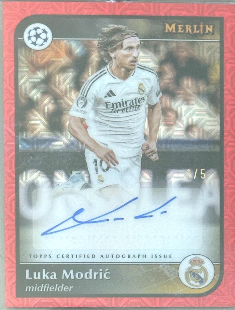 Luka Modric - Merlin UEFA Autograph #AU-MO
