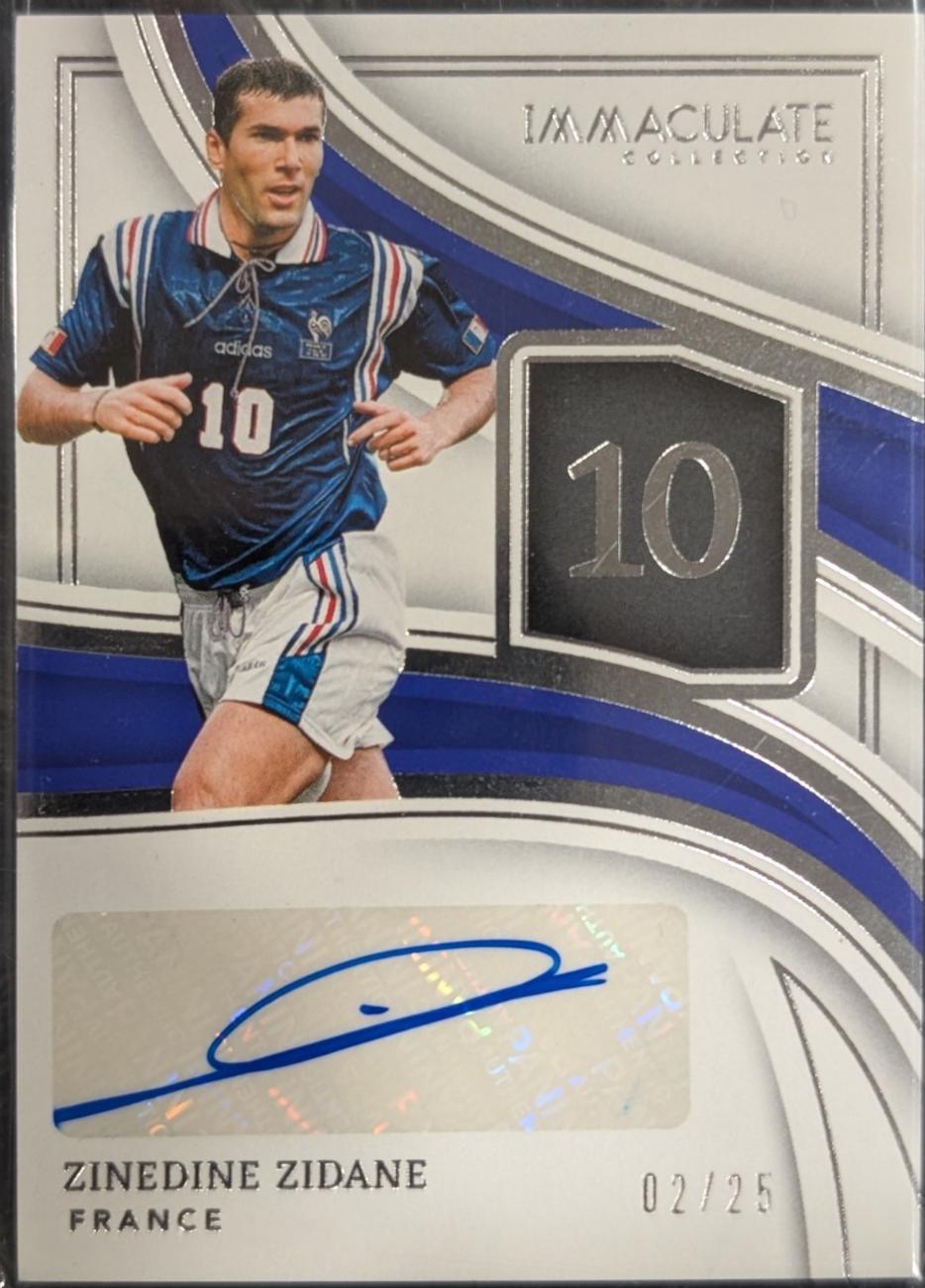 Zinedine Zidane - Immaculate Numbers Signature #IN-ZZ