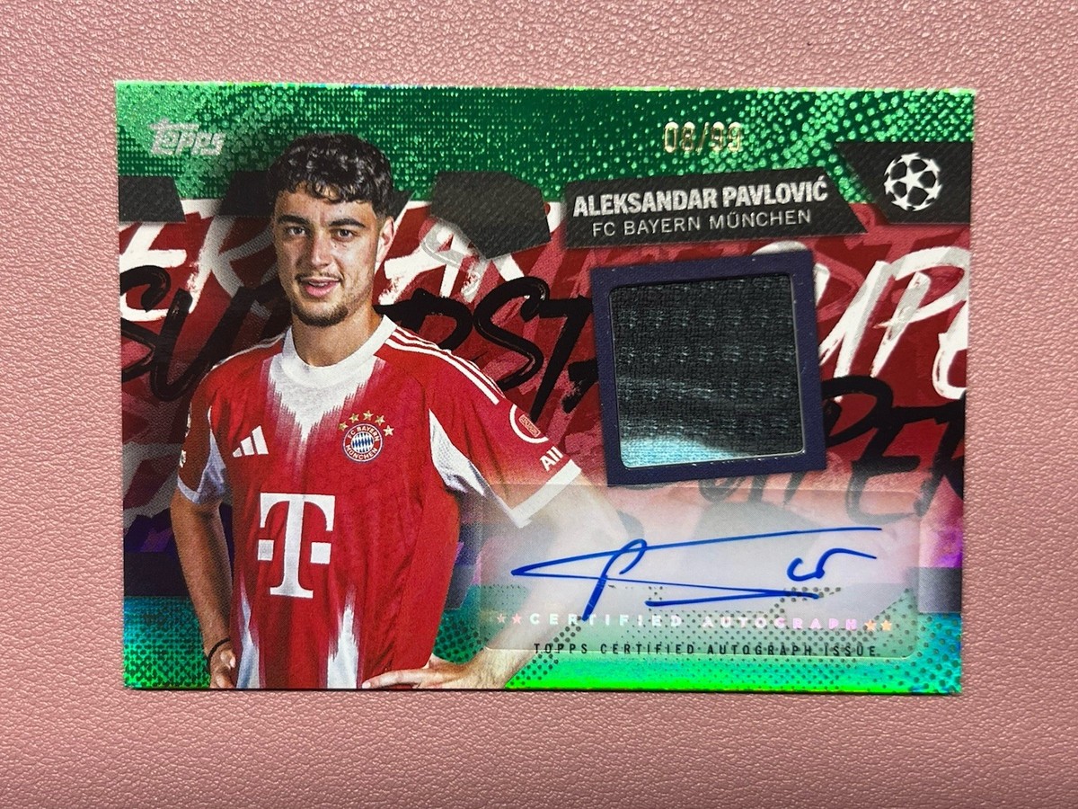 Aleksandar Pavlovic - UEFA Autograph #BA-AP
