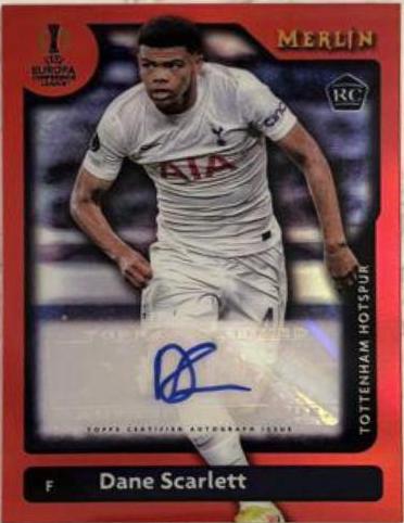 Dane Scarlett - Merlin Chrome UEFA Autographs #A-DS