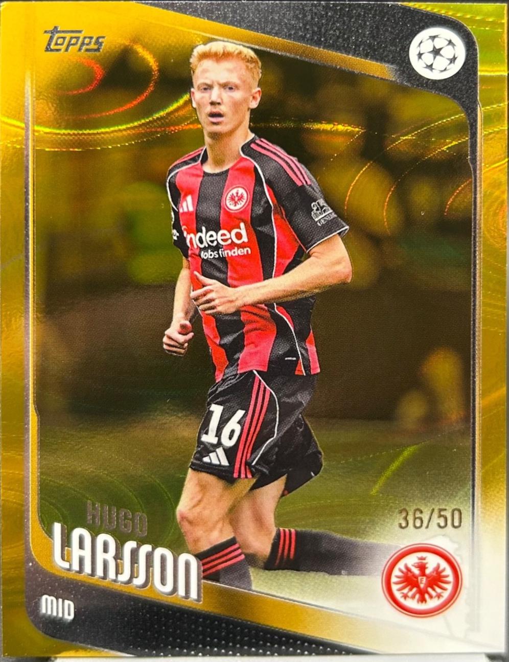 Hugo Larsson - UEFA Autograph #BA-HL