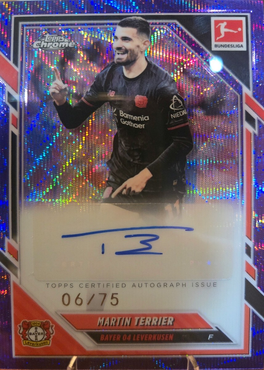 Martin Terrier - Chrome Bundesliga Autograph #BA-MTE
