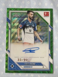 Fabio Vieira - Chrome Bundesliga Autograph #BA-FV