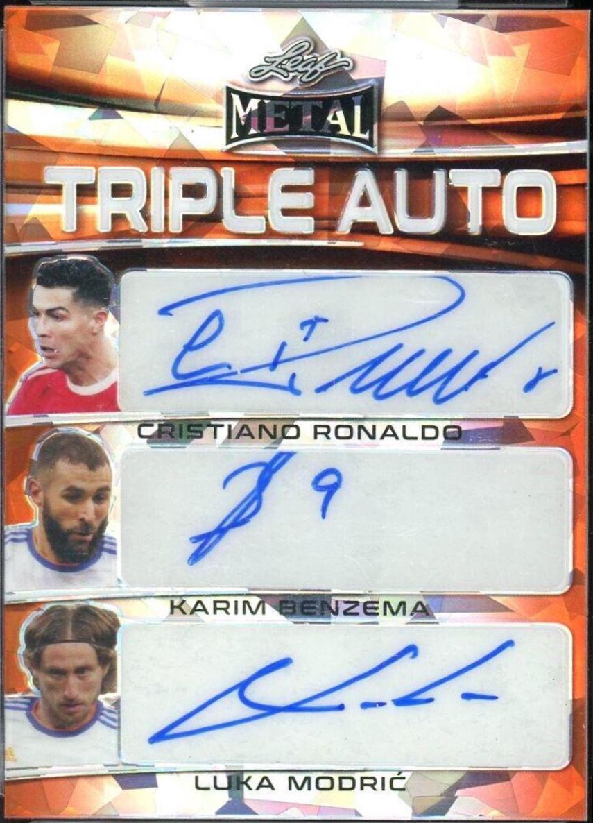 Cristiano Ronaldo - Metal Autographs #BA-CR1