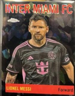 Lionel Messi - Chrome Sapphire MLS 1964 Football #64T-5