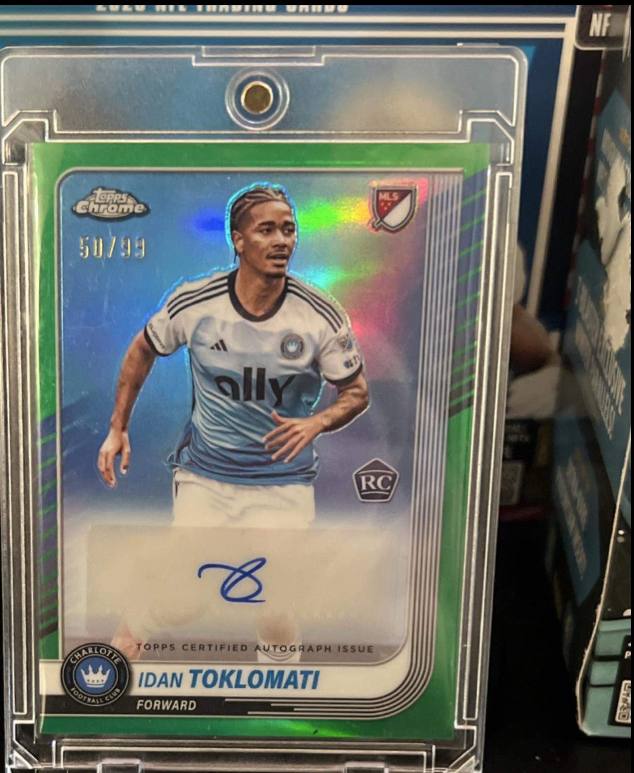 Idan Toklomati - Chrome MLS Autograph #CA-IT