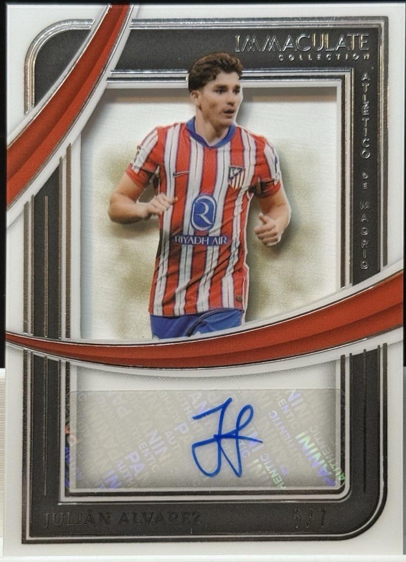 Julian Alvarez - Immaculate Shadowbox Signature #30
