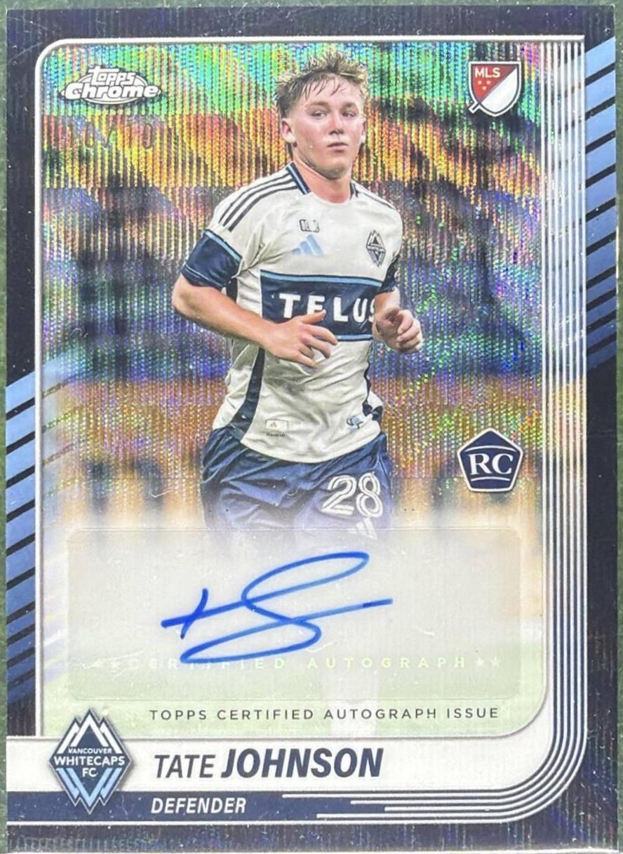 Tate Johnson - Chrome MLS Autograph #CA-TJ