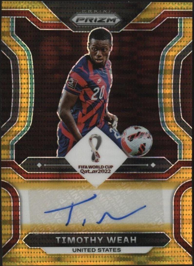 Timothy Weah - Prizm World Cup Signatures #S-TW