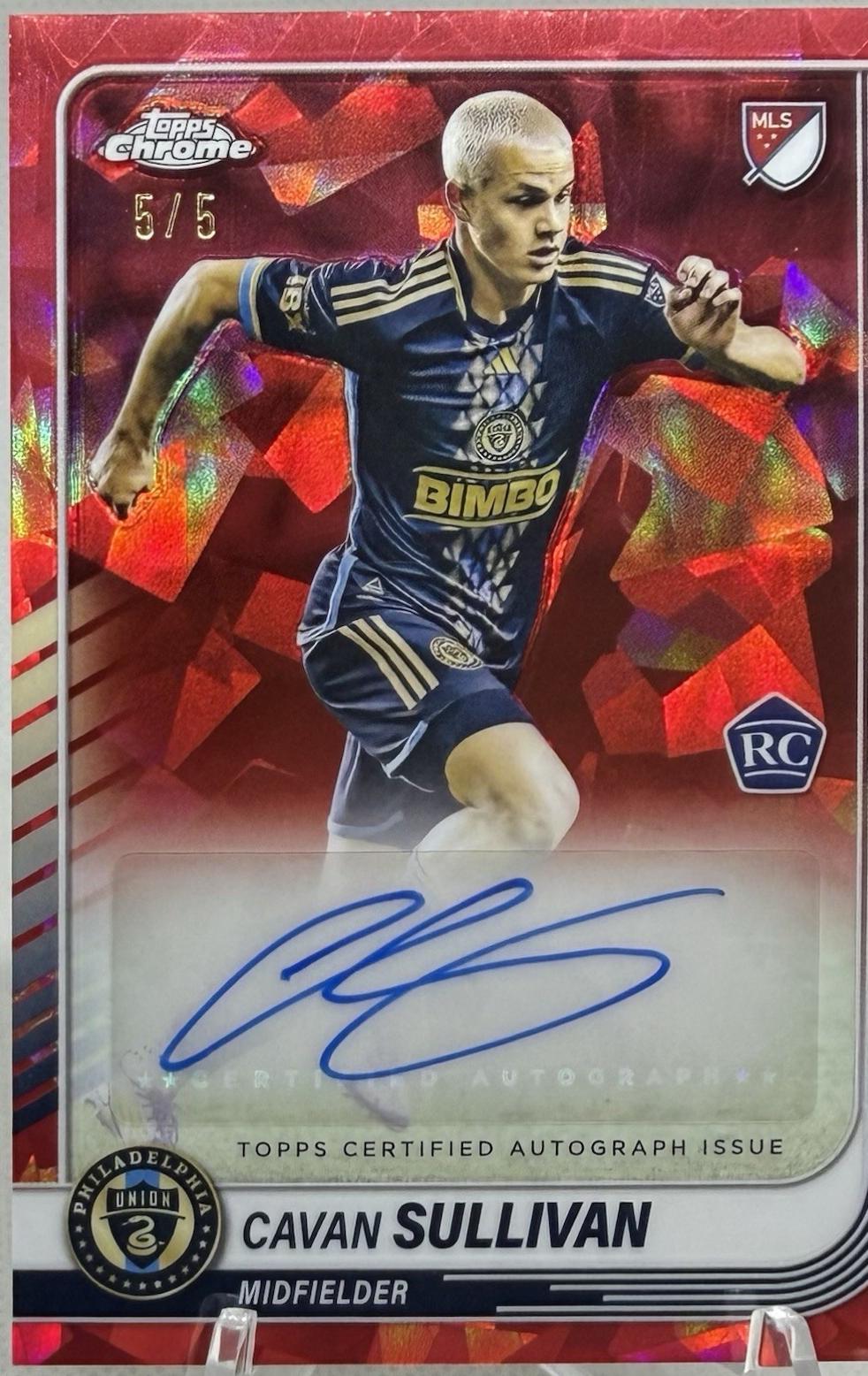Cavan Sullivan - Chrome Sapphire MLS Autograph #CA-CS