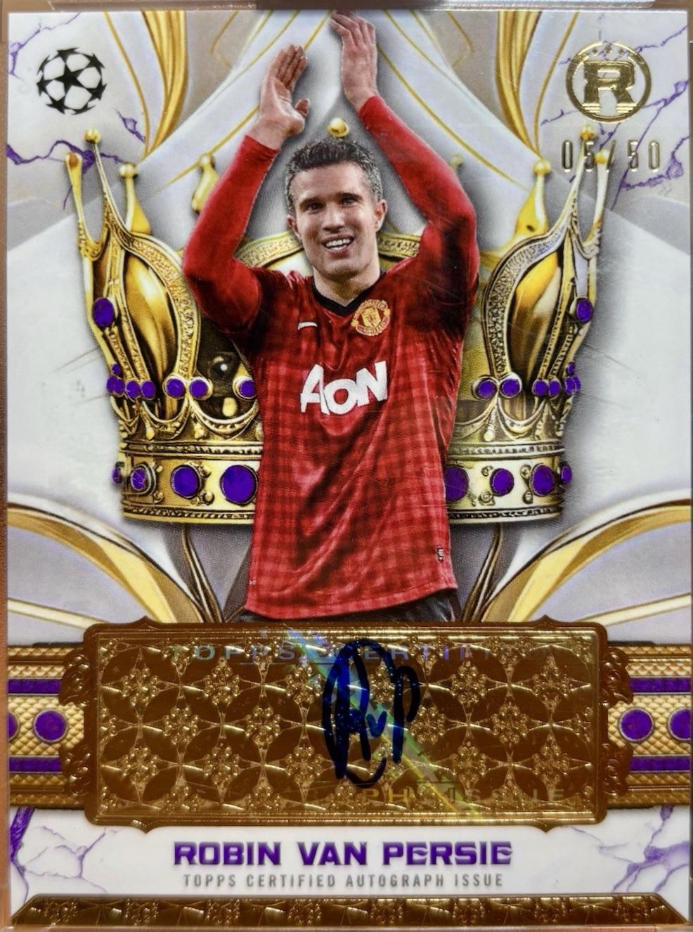 Robin van Persie - Reverence UEFA Crowned Legend Autograph #CLA-RVP