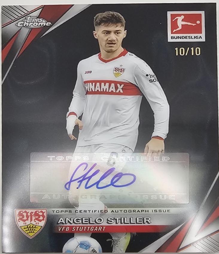 Angelo Stiller - Chrome Bundesliga Autograph #BA-ANS