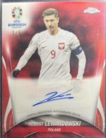 Robert Lewandowski - Chrome UEFA Euro Autograph #CA-RL