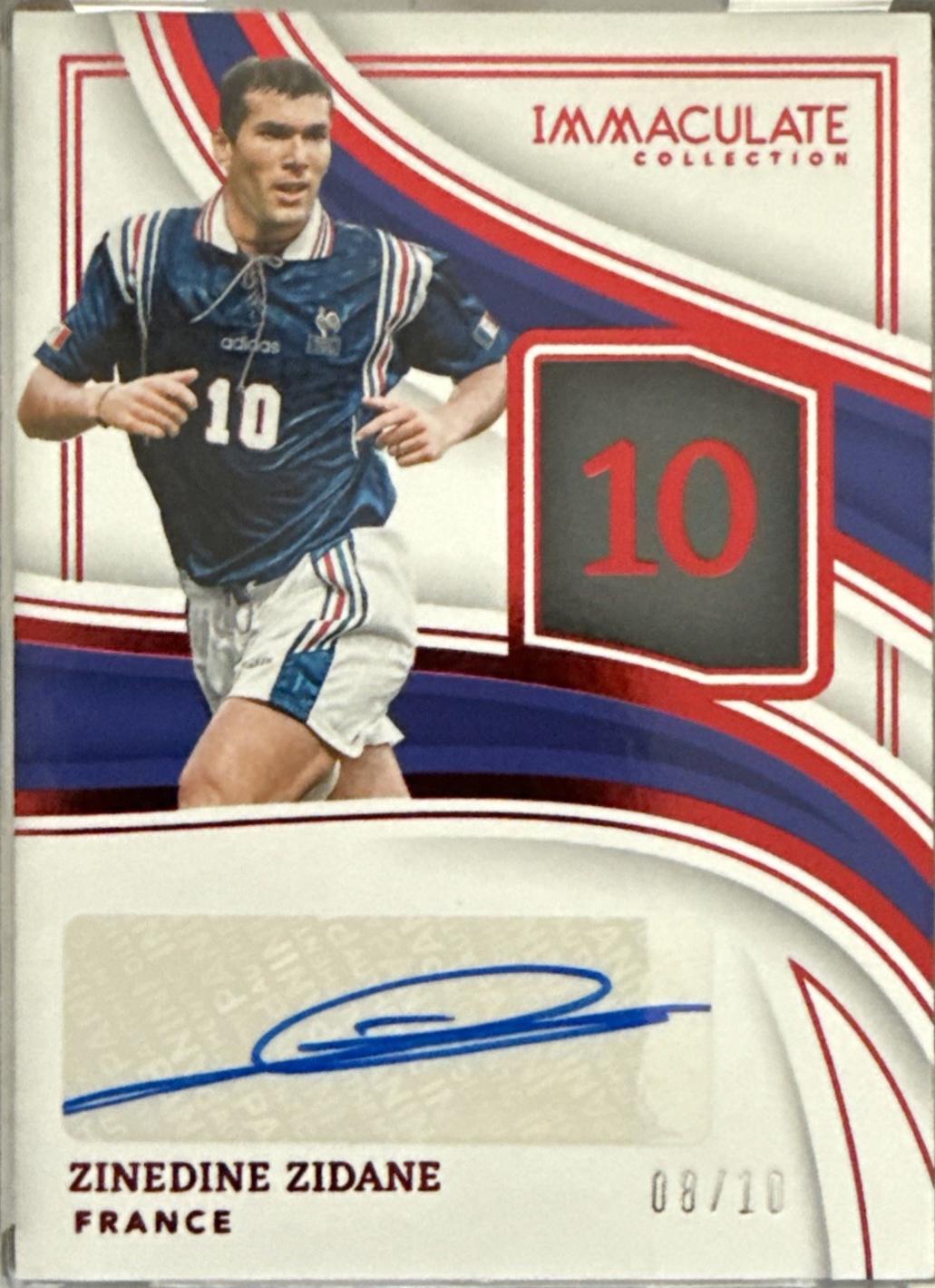 Zinedine Zidane - Immaculate Numbers Signature #IN-ZZ