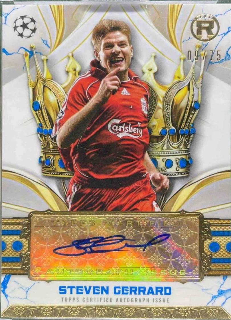 Steven Gerrard - Reverence UEFA Crowned Legend Autograph #CLA-SG