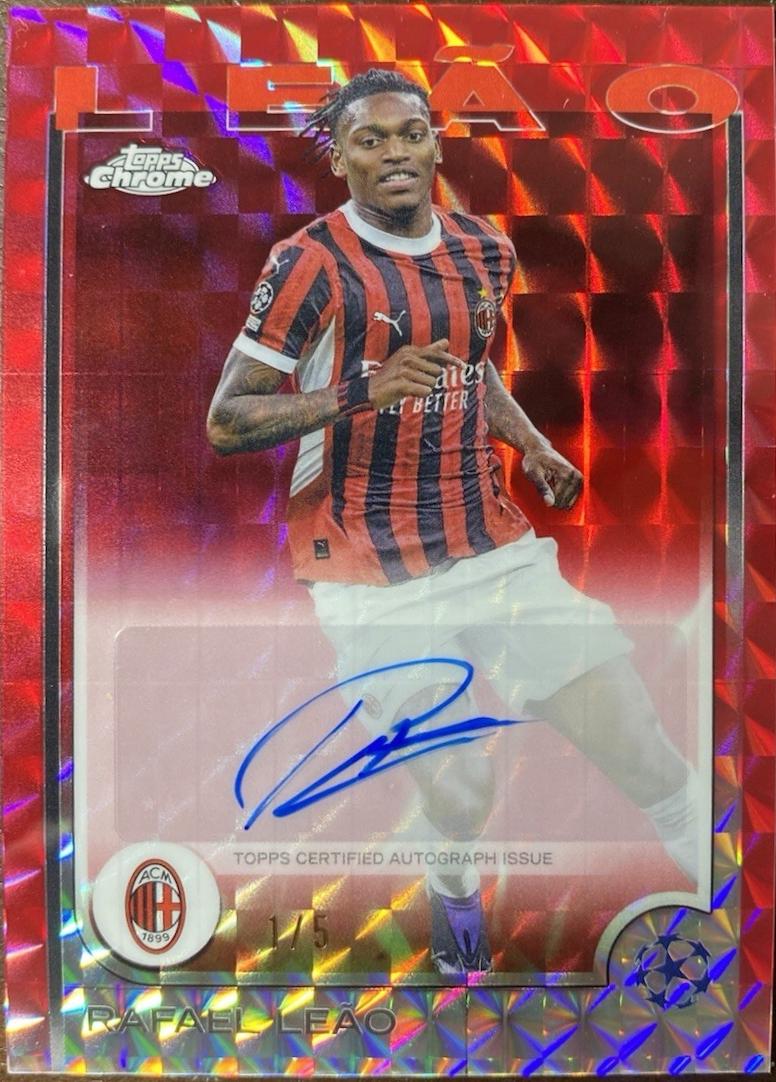 Rafael Leao - Chrome UEFA Autograph #CA-LE