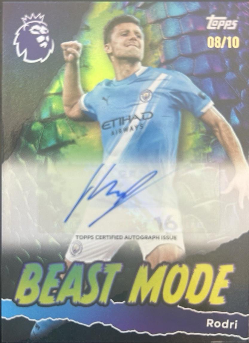 Rodri - Premier League Beast Mode Autograph #BMA-RO
